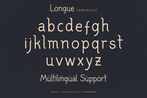 Longue - Rough Font Font Alpaprana Studio 
