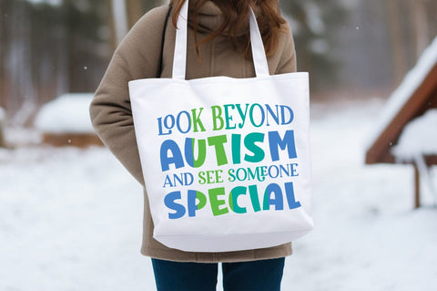 Look beyond autism and see someone special SVG Design SVG Designangry 