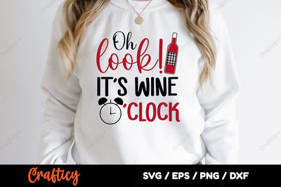 Look Its Wine Oclock SVG Design SVG Designangry 