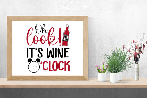 Look Its Wine Oclock SVG Design SVG Designangry 