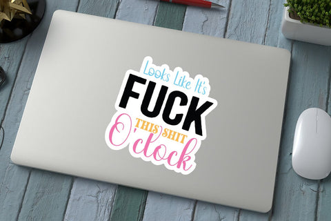 looks like it s fuck this shit oclock SVG Angelina750 