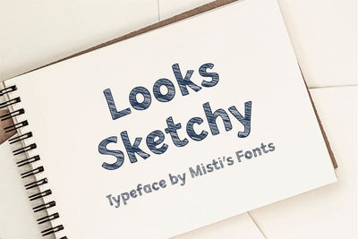 Looks Sketchy Font Misti's Fonts 