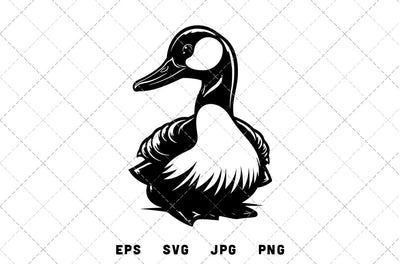 Loon Duck Mascot Graphics - JPG, SVG, PNG, EPS - Digital Download with Commercial License for Cricut, Silhouette, Scan N Cut Crafting SVG Loveleen Kaur 