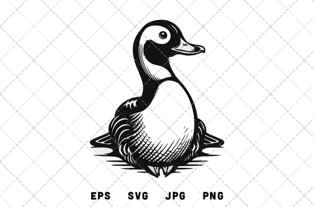 Loon Duck Mascot Graphics - JPG, SVG, PNG, EPS - Digital Download with Commercial License for Cricut, Silhouette, Scan N Cut Crafting SVG Loveleen Kaur 