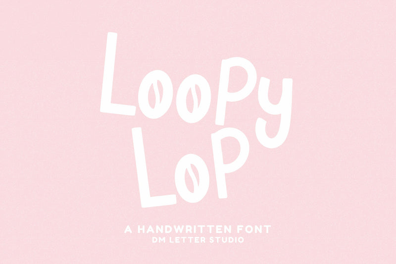 Loopy Lop Font Dm Letter Studio 