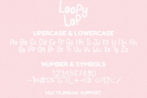 Loopy Lop Font Dm Letter Studio 
