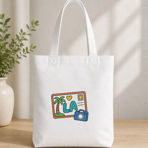 Los Angeles Postcard Machine Embroidery Design – LA Travel Camera Palm Tree Vacation Design Embroidery/Applique DESIGNS PatternFeed8 
