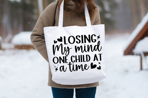 Losing my mind one child at a time SVG Design SVG Designangry 