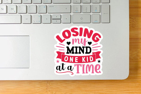 Losing my mind one kid at a time SVG Angelina750 