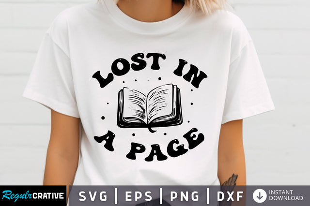 Lost in a page svg Design SVG Regulrcrative 