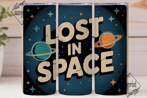 Lost in Space 20oz Tumbler Wrap Sublimation sassyprint 