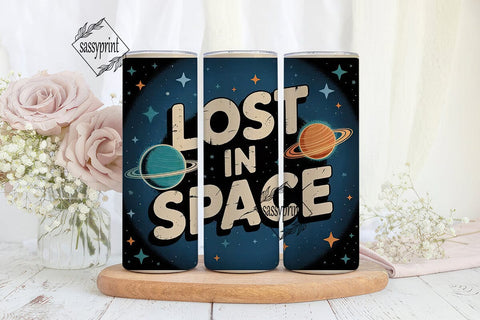 Lost in Space 20oz Tumbler Wrap Sublimation sassyprint 