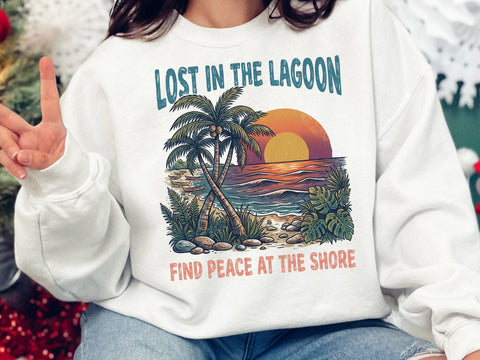 Lost In The Lagoon Beach PNG SVG DesignDestine 