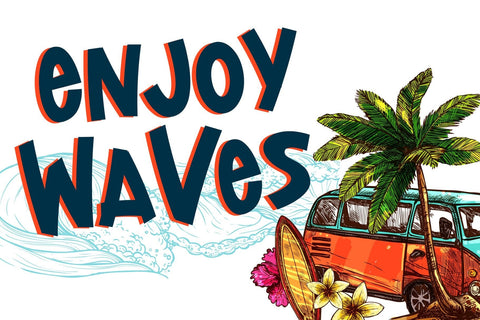 Lost Island Font Dm Letter Studio 