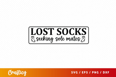 Lost socks seeking sole mates SVG Design SVG Designangry 