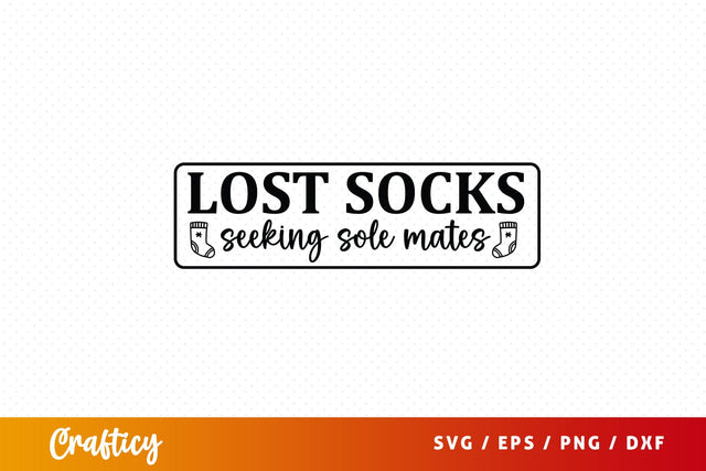 Lost socks seeking sole mates SVG Design SVG Designangry 