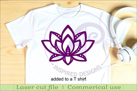 Lotus flower wall art signs, SVG files. 2 SVG APInspireddesigns 