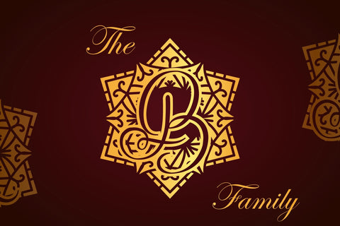 Lotus Mandala Monogram Font Dm Letter Studio 