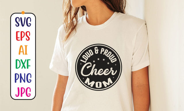 Loud & Proud Cheer Mom SVG SVG Syaman 