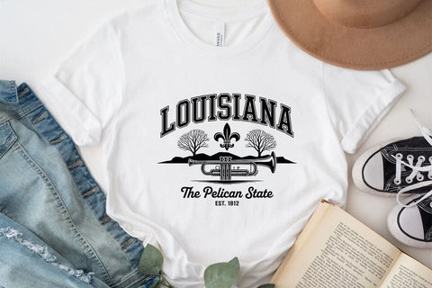 Louisiana The Pelican State Est. 1812 SVG Angelina750 