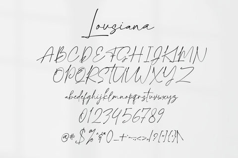 Lousiana Font gatype 