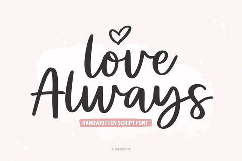 Love Always - Modern Script Font Font Jozoor 