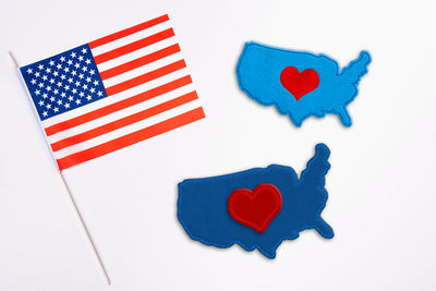 Love America ITH Feltie Applique Embroidery Embroidery/Applique DESIGNS Designed by Geeks 