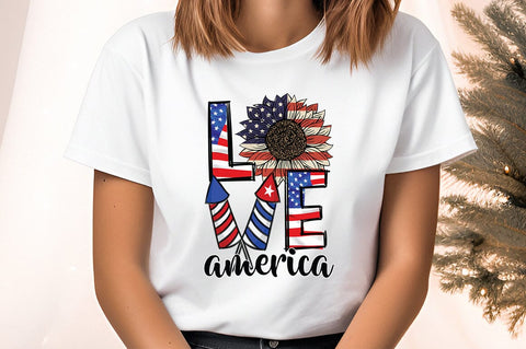 Love America PNG Design Sublimation Designangry 