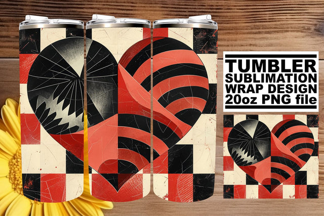 Love and Affection Tumbler Wrap Sublimation afrosvg 