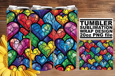 Love and Affection Tumbler Wrap Sublimation afrosvg 