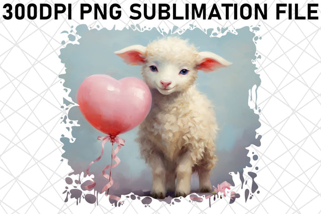 Love and Heart Balloon Sublimation Design Sublimation afrosvg 