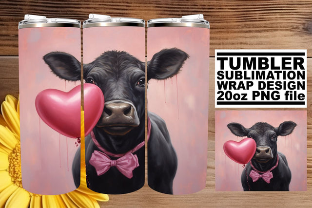 Love and Heart Balloon Tumbler Design - 20oz Sublimation afrosvg 