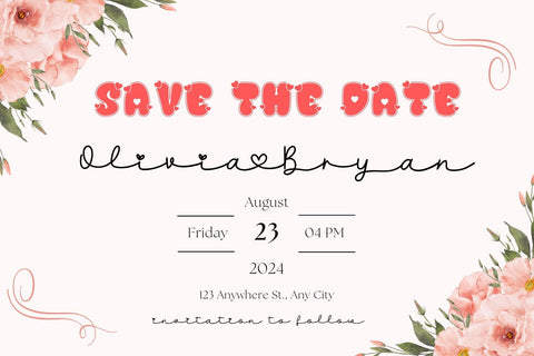 Love Around You Font Duo Font AnningArts Design 