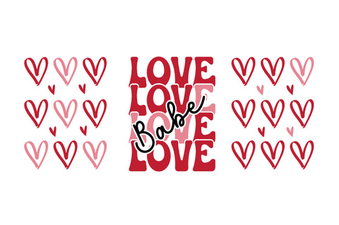 Love babe Can Glass Wrap svg Design SVG Regulrcrative 