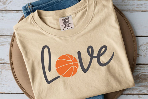 Love Basketball SVG: Vector Cut Files for Cricut, Silhouette SVG DesignDestine 