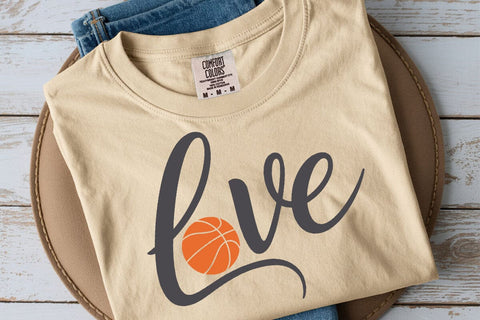 Love Basketball SVG: Vector Cut Files for Cricut, Silhouette SVG DesignDestine 