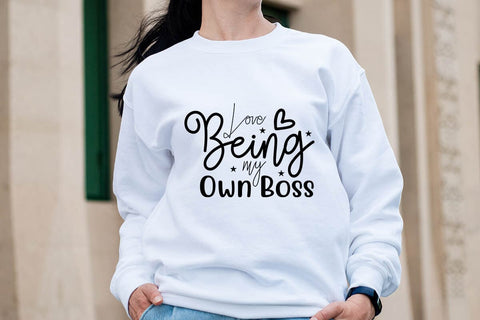 Love being my own boss-01 SVG Angelina750 