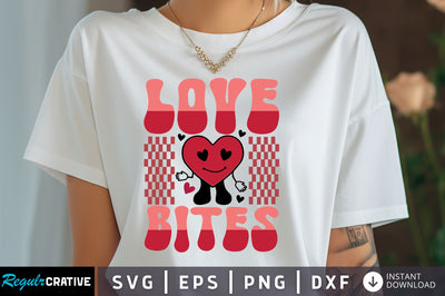 Love bites Svg Design SVG Regulrcrative 