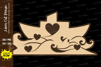 Love Boat Laser Cut Svg Design SVG Regulrcrative 