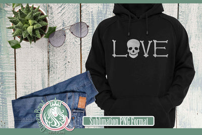 Love Bones Sublimation Sublimation QueenBrat Digital Designs 