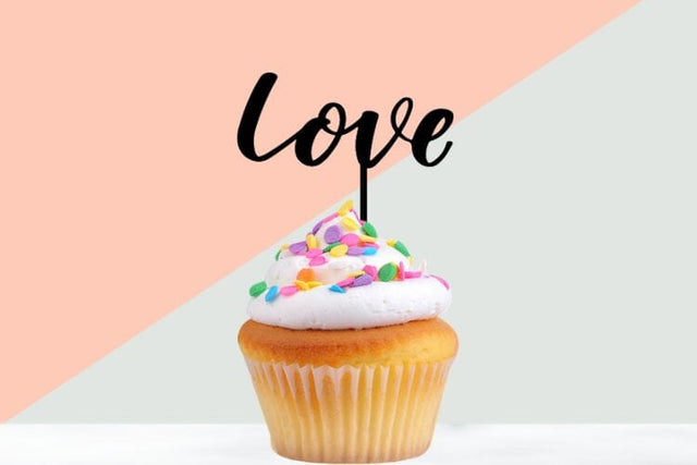 Love Cake Topper SVG dapiyupi store 