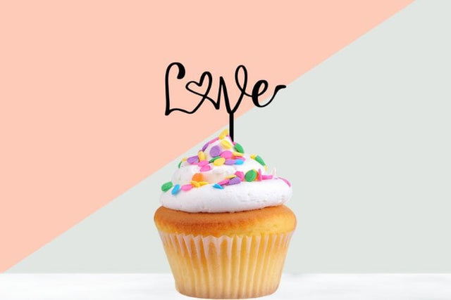 Love Cake Topper SVG SVG dapiyupi store 