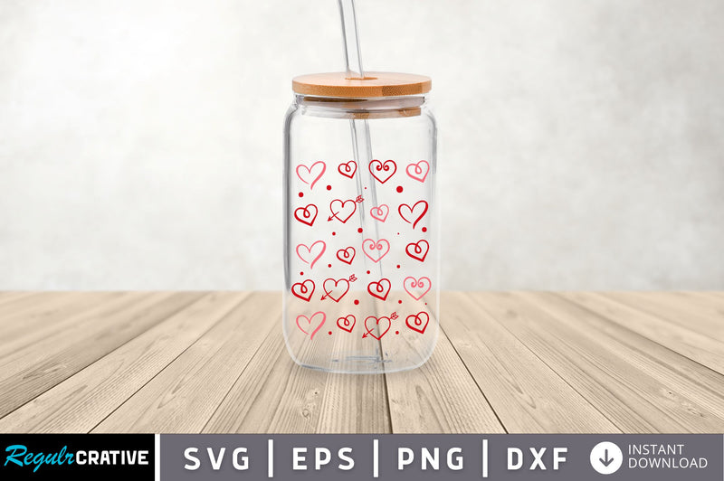 Love Can Glass Wrap svg Bundle SVG Regulrcrative 