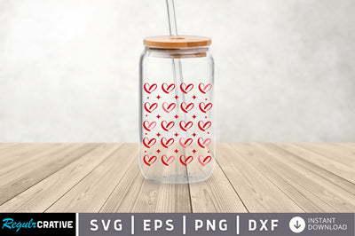 Love Can Glass Wrap svg Design SVG Regulrcrative 