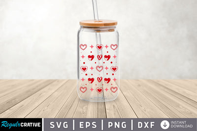 Love Can Glass Wrap svg Design SVG Regulrcrative 