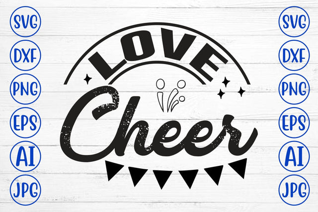 Love Cheer SVG SVG Syaman 
