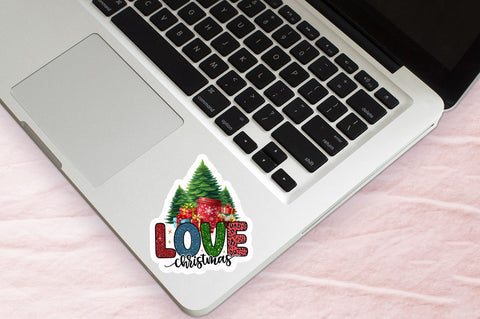 Love christmas Sticker Design Sublimation Regulrcrative 