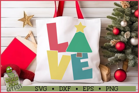 Love Christmas Tree SVG File SVG Crunchy Pickle 