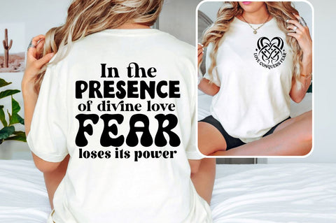 Love conquers fear Front and Back SVG T shirt Design SVG Designangry 