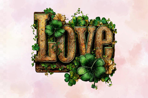 Love Cute Green St Patrick's Day Png Sublimation SVGArt 